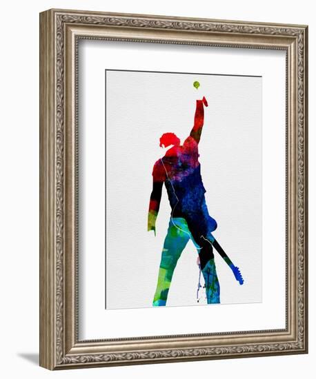 Bruce Watercolor-Lora Feldman-Framed Art Print