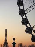 Ferry Wheel in Place De La Concorde with Eiffel Tower in the Background Near Sunset, Paris, France-Bruce Yuanyue Bi-Photographic Print