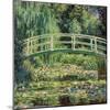 Bruecke in Monets Garten Mit Weissen Seerosen, 1899-Claude Monet-Mounted Giclee Print