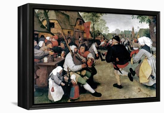 Bruegel: Peasant Dance-Pieter Bruegel the Elder-Framed Premier Image Canvas