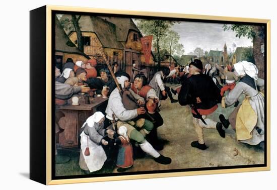 Bruegel: Peasant Dance-Pieter Bruegel the Elder-Framed Premier Image Canvas