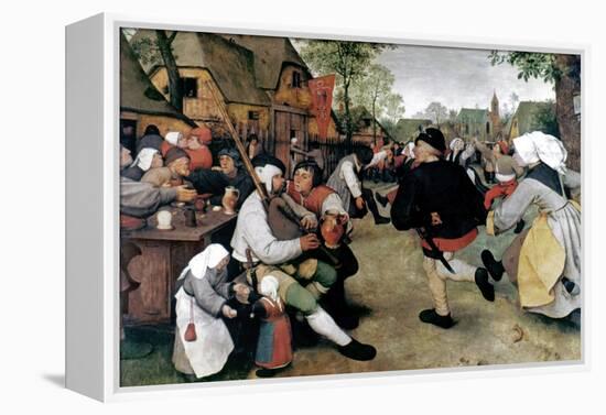 Bruegel: Peasant Dance-Pieter Bruegel the Elder-Framed Premier Image Canvas