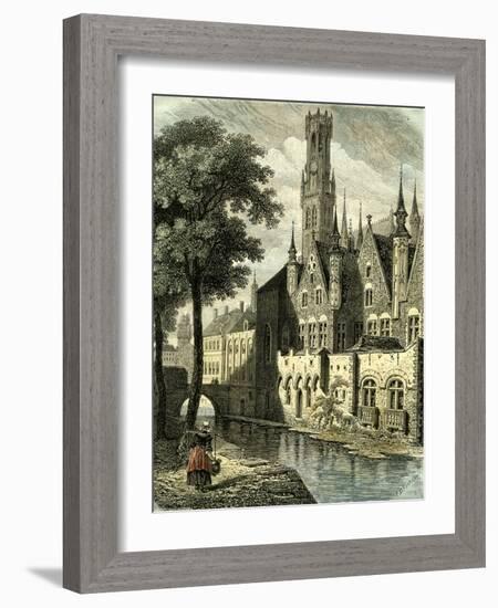Bruges Belgium-null-Framed Giclee Print