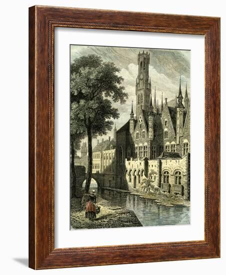 Bruges Belgium-null-Framed Giclee Print