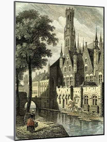 Bruges Belgium-null-Mounted Giclee Print