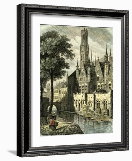 Bruges Belgium-null-Framed Giclee Print