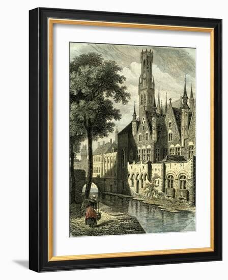 Bruges Belgium-null-Framed Giclee Print