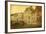 Bruges Historic Centre, Belgium. Photo in Retro Style. Paper Texture.-A_nella-Framed Photographic Print