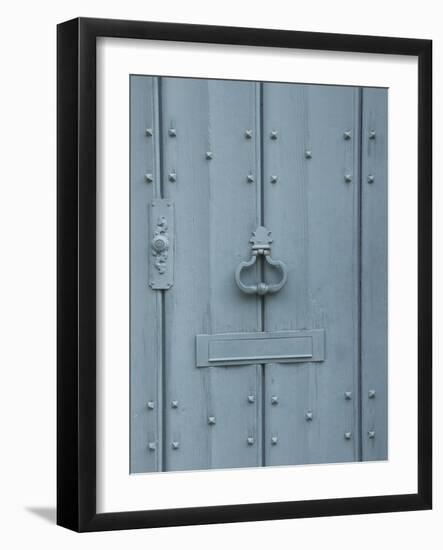 Brugge Blue Door-George Johnson-Framed Photographic Print