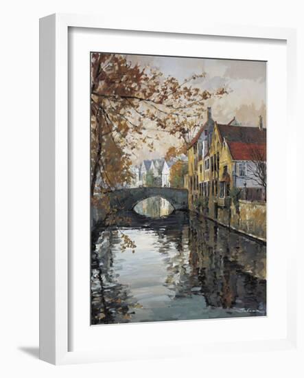 Brugge Reflections-Robert Schaar-Framed Giclee Print