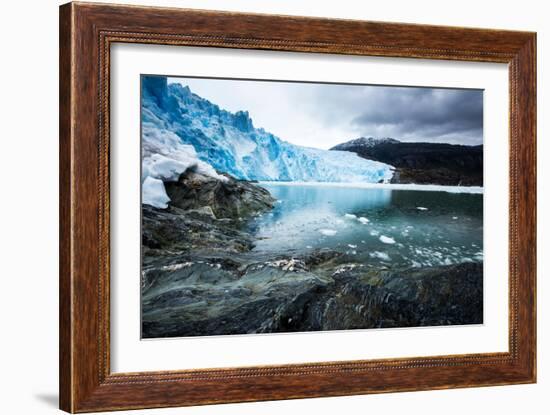 Brujo Glacier Asia Fjord Patagonia Chile-Renato Granieri-Framed Photographic Print