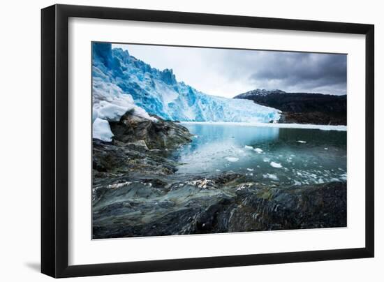 Brujo Glacier Asia Fjord Patagonia Chile-Renato Granieri-Framed Photographic Print