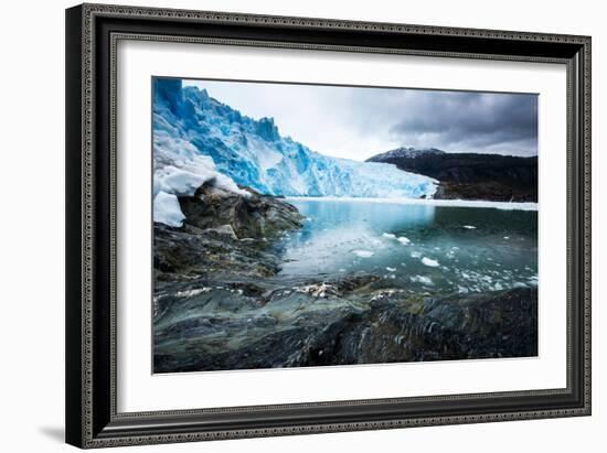 Brujo Glacier Asia Fjord Patagonia Chile-Renato Granieri-Framed Photographic Print