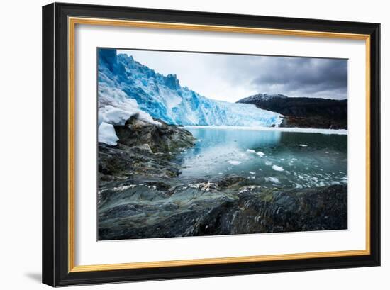 Brujo Glacier Asia Fjord Patagonia Chile-Renato Granieri-Framed Photographic Print