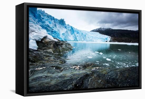 Brujo Glacier Asia Fjord Patagonia Chile-Renato Granieri-Framed Premier Image Canvas