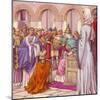 Brunehilda, Queen of the Burgundians, Expells Columbanus-Pat Nicolle-Mounted Giclee Print