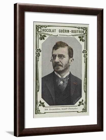 Brunetiere, Academie Francaise-null-Framed Giclee Print