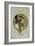Brunette, 1897-Alphonse Mucha-Framed Giclee Print