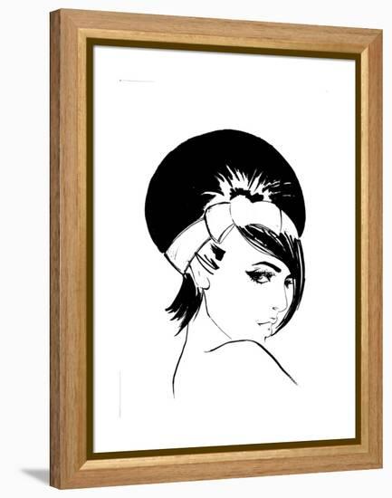 Brunette 2-FS Studio-Framed Premier Image Canvas