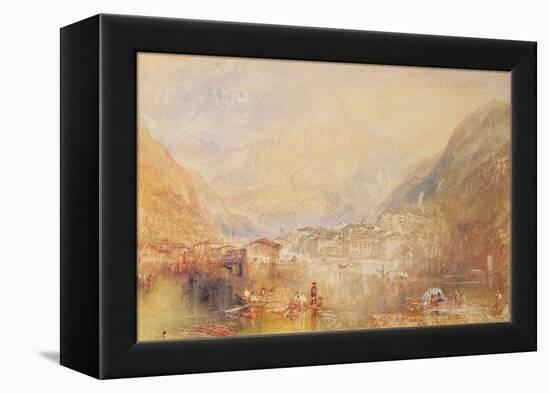 Brunnen from the Lake of Lucerne, 1845 (W/C & Bodycolour on Paper)-Joseph Mallord William Turner-Framed Premier Image Canvas