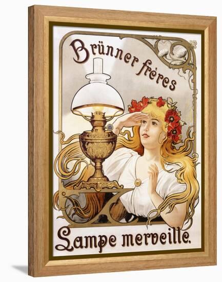 Brunner Freres Austrian Advertising Poster-null-Framed Premier Image Canvas