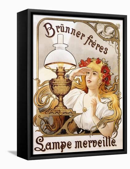 Brunner Freres Austrian Advertising Poster-null-Framed Premier Image Canvas