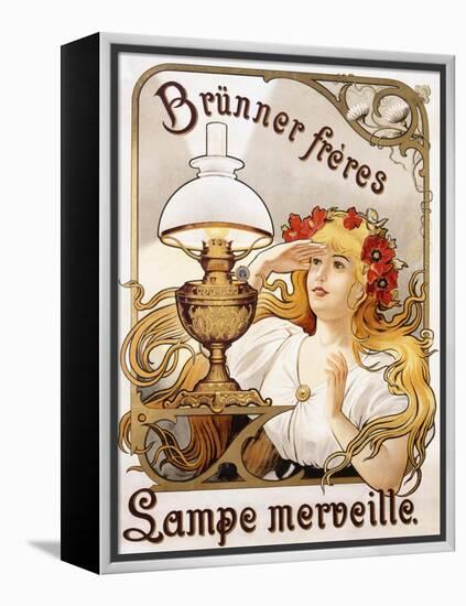 Brunner Freres Austrian Advertising Poster-null-Framed Premier Image Canvas