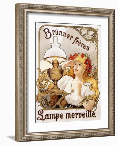 Brunner Freres Austrian Advertising Poster-null-Framed Giclee Print