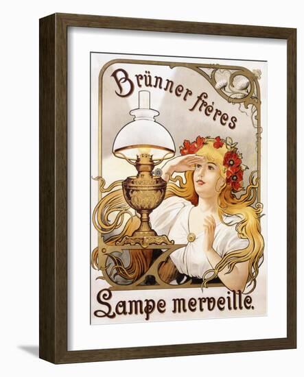 Brunner Freres Austrian Advertising Poster-null-Framed Giclee Print