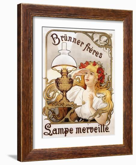 Brunner Freres Austrian Advertising Poster-null-Framed Giclee Print