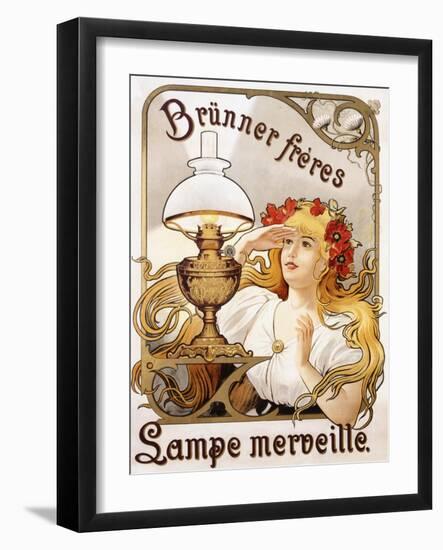 Brunner Freres Austrian Advertising Poster-null-Framed Giclee Print