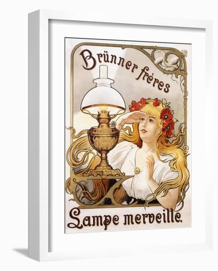 Brunner Freres Austrian Advertising Poster-null-Framed Giclee Print