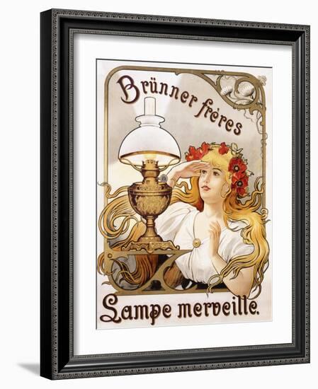 Brunner Freres Austrian Advertising Poster-null-Framed Giclee Print