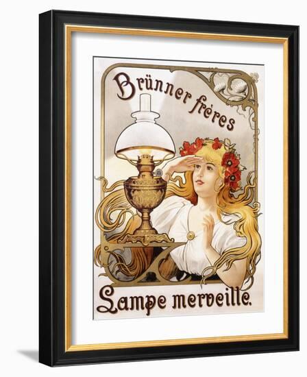 Brunner Freres Austrian Advertising Poster-null-Framed Giclee Print