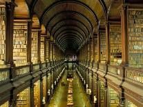 Gallery of the Old Library, Trinity College, Dublin, County Dublin, Eire (Ireland)-Bruno Barbier-Photographic Print