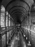 Gallery of the Old Library, Trinity College, Dublin, County Dublin, Eire (Ireland)-Bruno Barbier-Stretched Canvas