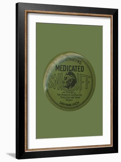 Bruno Martini's Medicated Snuff-null-Framed Art Print