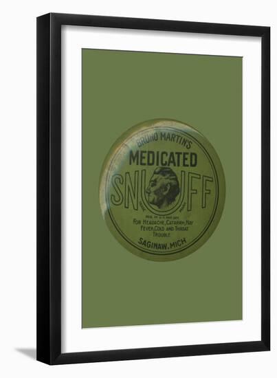 Bruno Martini's Medicated Snuff-null-Framed Art Print