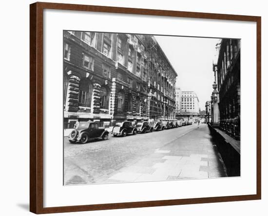 Brunswick Street, Liverpool, May 1946-null-Framed Photographic Print