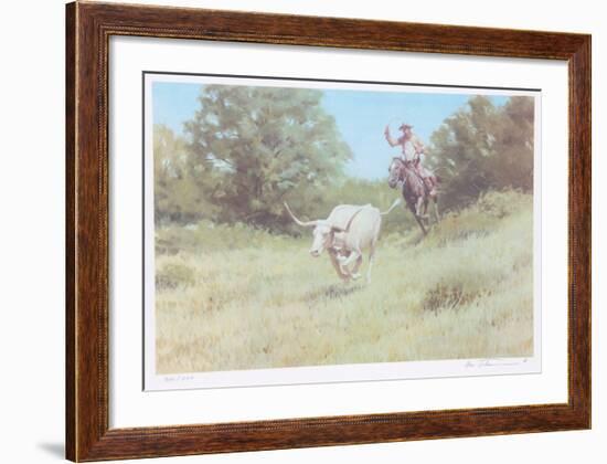 Brush Buster-Harvey William Johnson-Framed Limited Edition