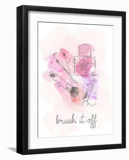 Brush it Off-Anna Quach-Framed Art Print