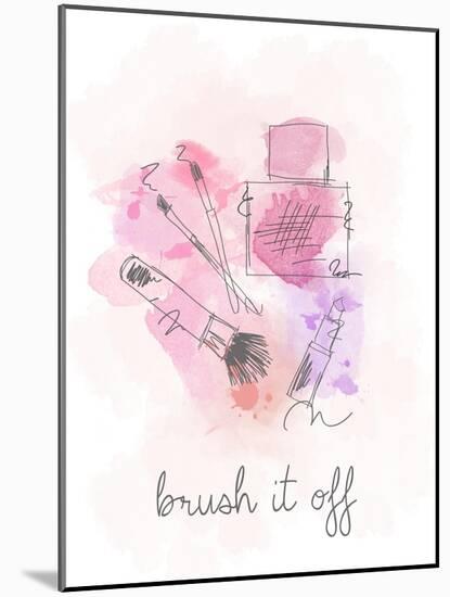 Brush it Off-Anna Quach-Mounted Art Print