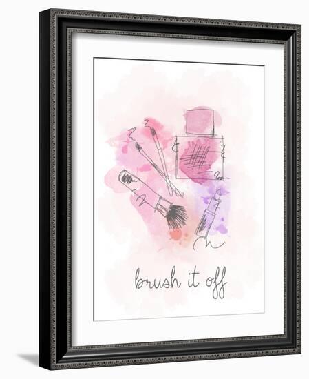 Brush it Off-Anna Quach-Framed Art Print