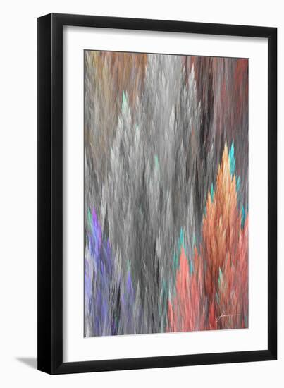 Brush Panels II-James Burghardt-Framed Art Print