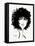 Brush Portrait X-Anne Tavoletti-Framed Stretched Canvas