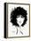 Brush Portrait X-Anne Tavoletti-Framed Stretched Canvas