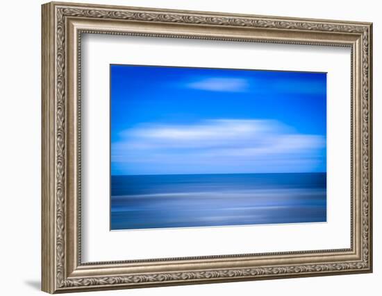 Brush strokes of blue-Marco Carmassi-Framed Photographic Print