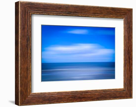 Brush strokes of blue-Marco Carmassi-Framed Photographic Print