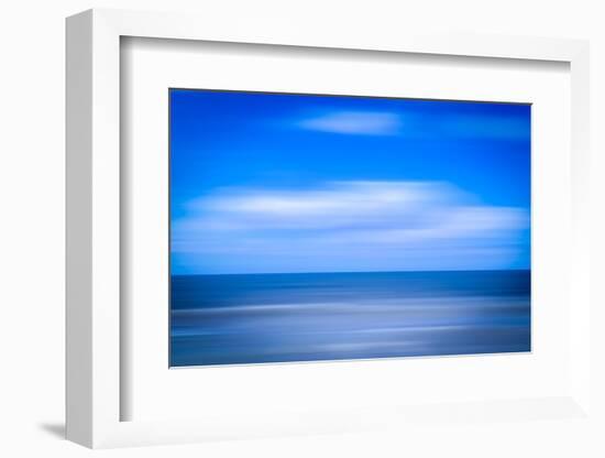 Brush strokes of blue-Marco Carmassi-Framed Photographic Print