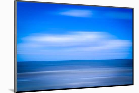 Brush strokes of blue-Marco Carmassi-Mounted Photographic Print